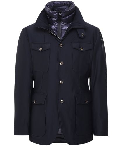 アウターその他 MONTECORE Women Outer S08MDC894F29589 BLUE Women's ASGARD Eco Knit Full Zip Performance Jacket | PCNA