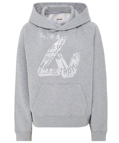 Zadig & Voltaire Grey Georgy ZV New Blason Hoodie | Jules B