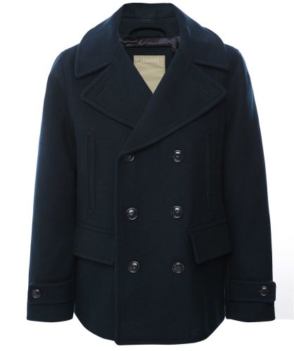 80s Woolrich virgin wool coat ネイビー USA製 80s Woolrich virgin wool coat ネイビー USA製 80s Woolrich virgin