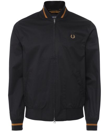 Fred Perry Black Tennis Bomber Jacket J2561 102 | Jules B