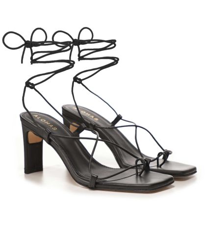 ALOHAS Bellini Leather Lace Up Sandals | Jules B display picture 1