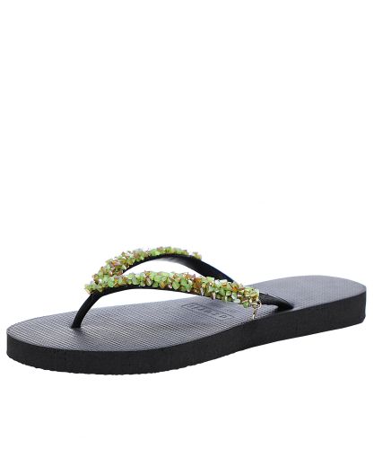 ファム Uzurii Green Aby Flip Flops | Jules B