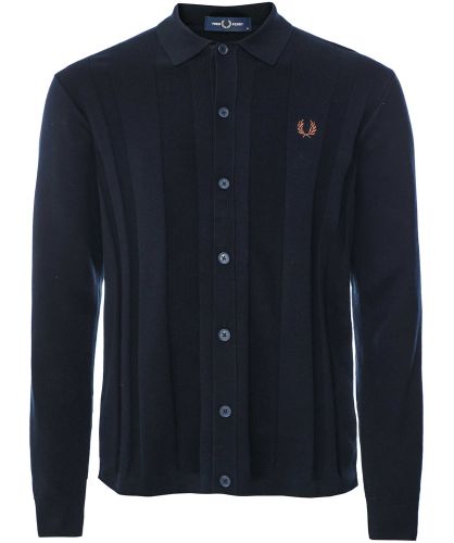 Fred Perry Knitted Long Sleeve Button Shirt