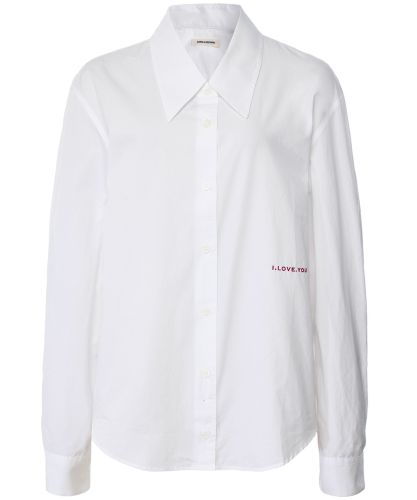 Zadig & Voltaire White Topy Popeline Shirt | Jules B