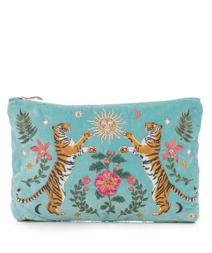 Elizabeth Scarlett Celestial Tiger Everyday Pouch | Jules B