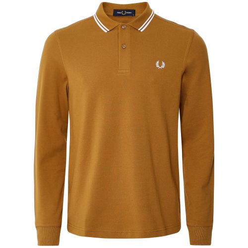 Tシャツ・カットソー FRED PERRY Men T Shirts FPM351949 BROWN Fred Perry brown t-shirt