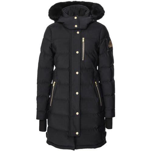 MOOSE KNUCKLES☆WATERSHED ダウンジャケット XS LADIES Gold-detail down parka WATERSHED - Shop Online at BEIGE | BROWN