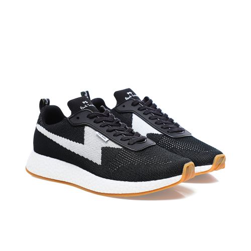Paul Smith Black Knitted Zeus Sneakers | Jules B