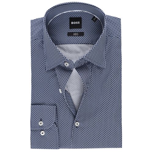BOSS Dark Blue H-HANK-kent-C1-214 Shirt BOSS Dark Blue H-HANK-kent-C1-214 Shirt