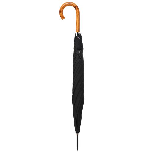 Paul Smith Black Signature Stripe Walker Umbrella | Jules B