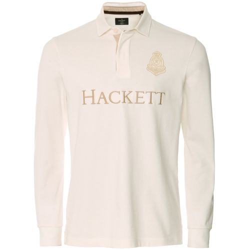 Hackett Long Sleeve Rugby Polo Shirt | Jules B