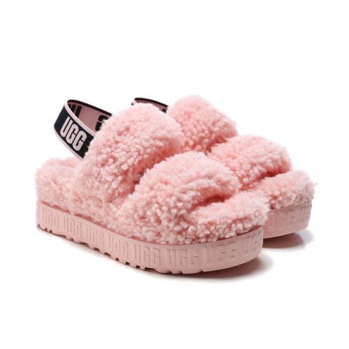 UGG Pink Oh Fluffita Slides | Jules B