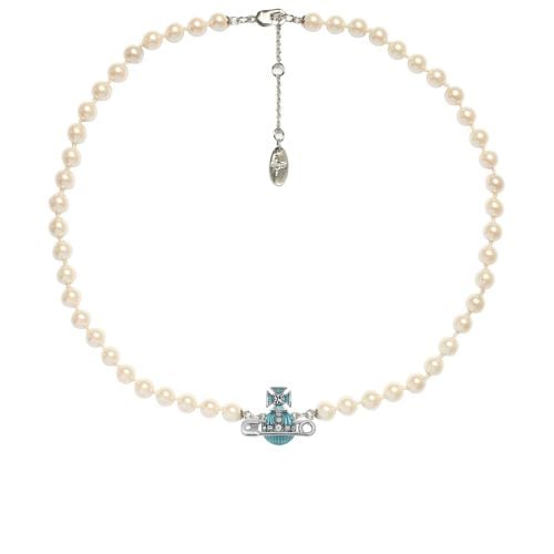 【関税&送料込】Vivienne Westwood Kitty Pearl Necklace With Vivienne Westwood Kitty Pearl Necklace | Jules B
