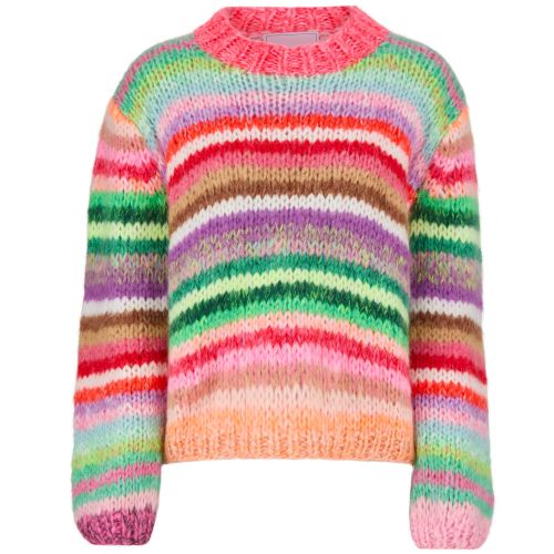【WONDER WONDER】[UNISEX Wool 20] Gradation Stripe Mohair KT Marni Striped Mohair-Blend Jumper - IT 48/M | Coggles