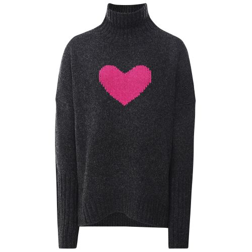 トップス Heart loose knit AM1102 ANDMARY】Heart loose knit