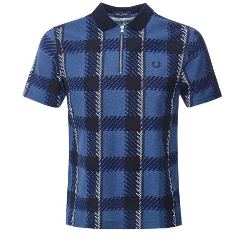 トップス FRED PERRY Glitch Tartan Jumper Glitch Tartan Jumper - Whisky Brown | Women's Knitwear