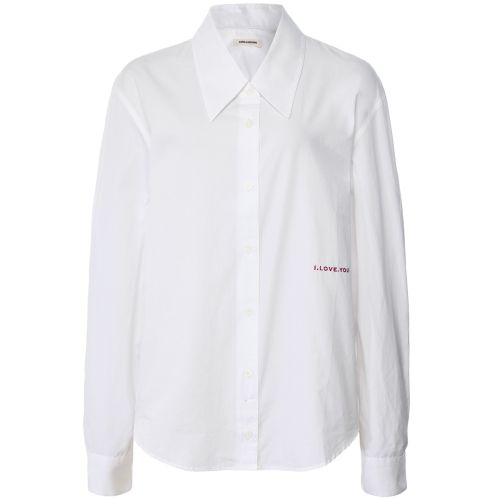【希望者のみラッピング無料】 Zadig & Voltaire White Topy Popeline Shirt | Jules B ジャケット・アウター