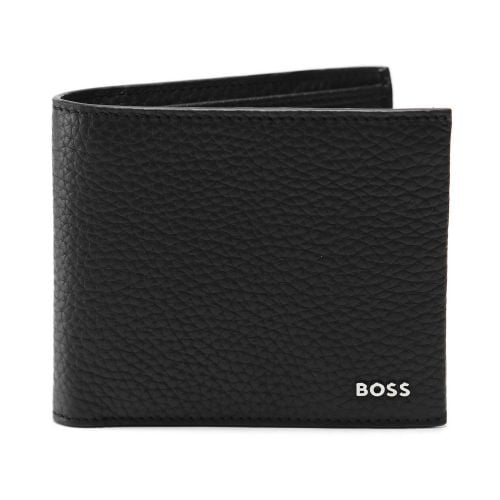 Tシャツ・カットソー DAKS Medium wallet black European imported leather inner che BOSS Black Leather Crosstown_8 cc Wallet | Jules B