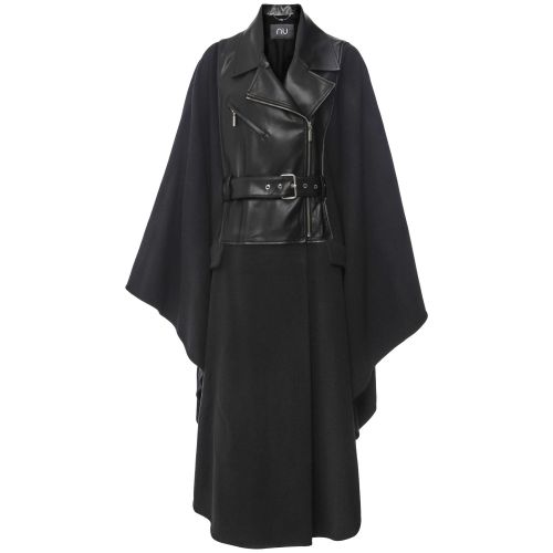 BB 3WAY CAPE COAT ブラック Winter black Wool Cape Coat 3373 – Xiaolizi
