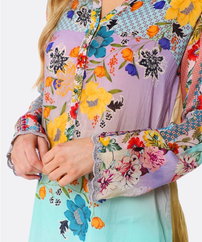Johnny Was Janice Floral Tunic