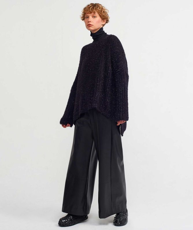 NU London Shiny Yarn Detailed Sweater