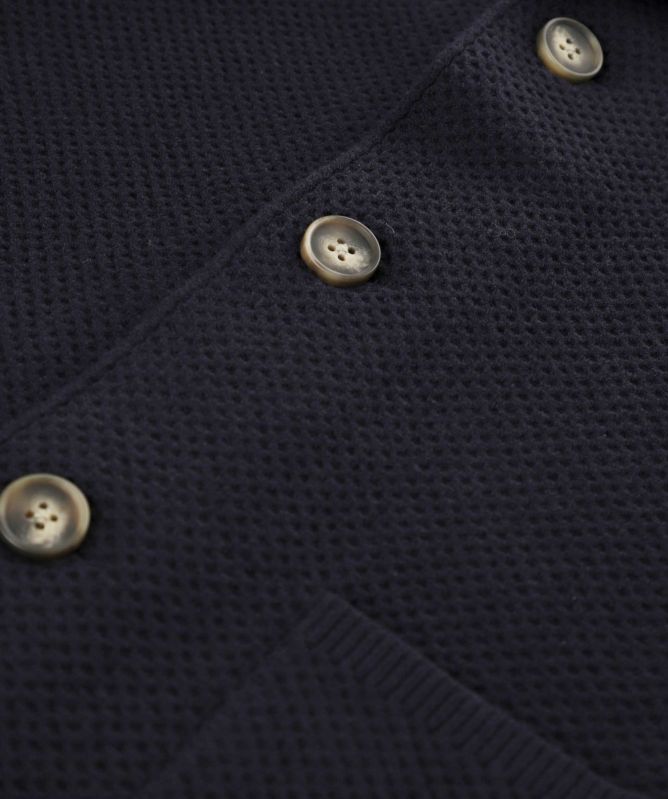 Thomas Maine Waffle Knit Blazer Cardigan