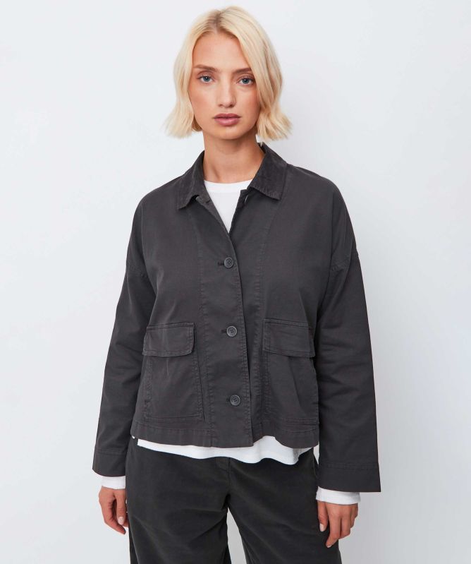 OSKA Boxy Button-Front 518/3383 Jacket