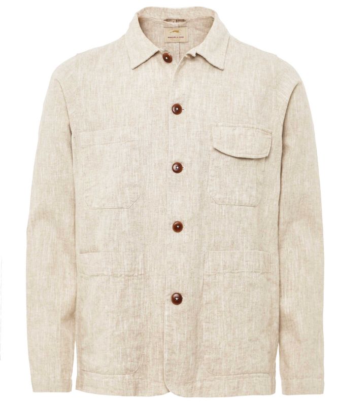 Burrows and Hare Linen Jericho Jacket