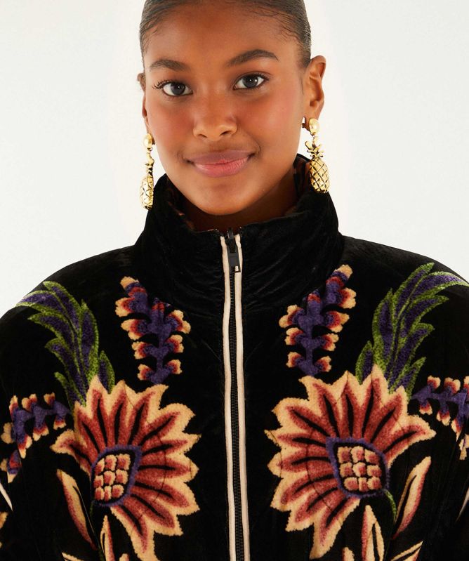 FARM Rio Marvellous Garden Reversible Puffer Jacket