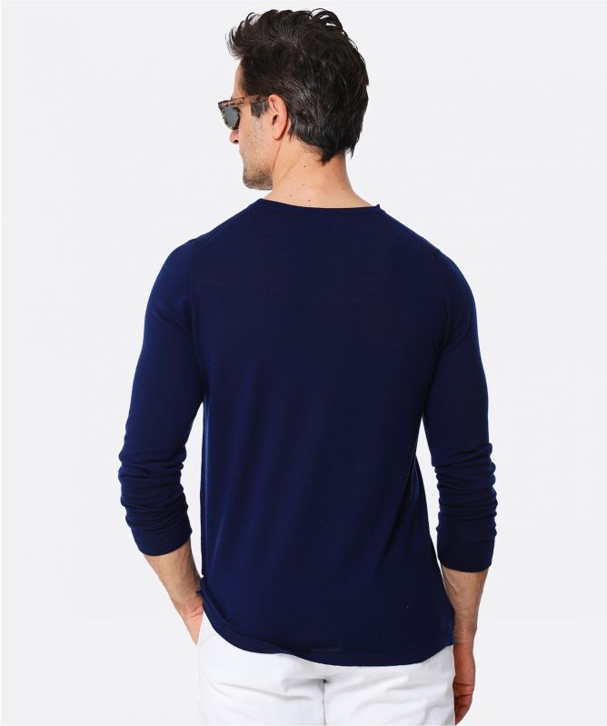 J. Blades Merino Wool Long Sleeve T Shirt
