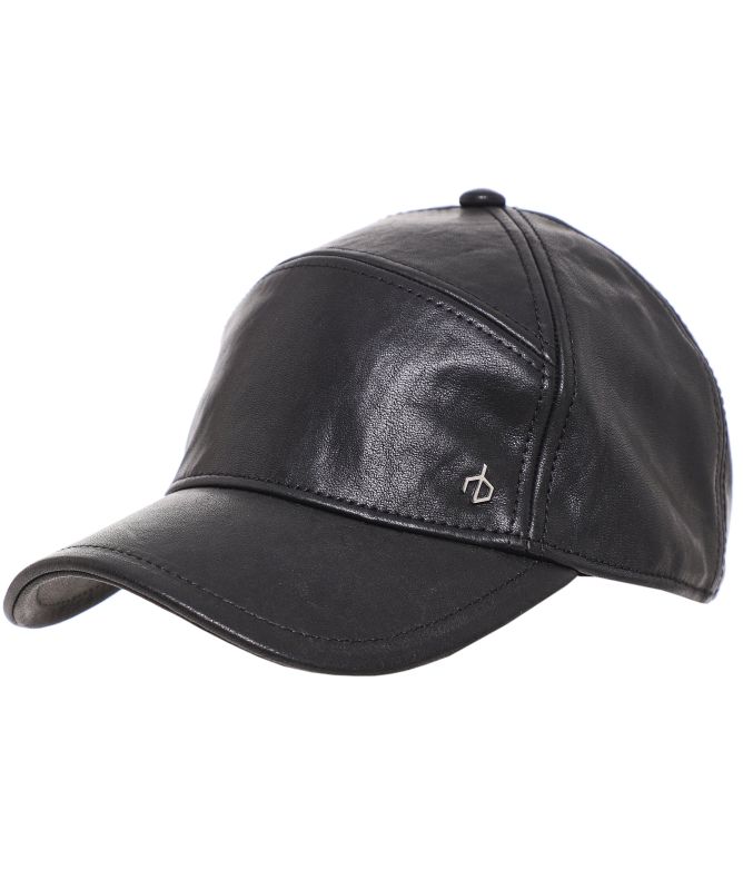 rag & bone Leather Mercer Cap