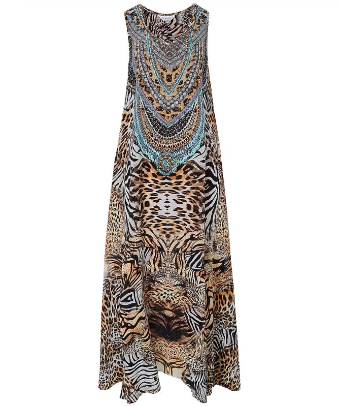 Inoa Savannah Silk Sleeveless Maxi Dress