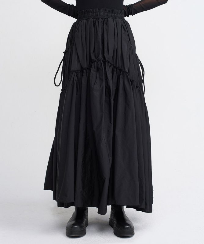 NU London Tiered Maxi Skirt