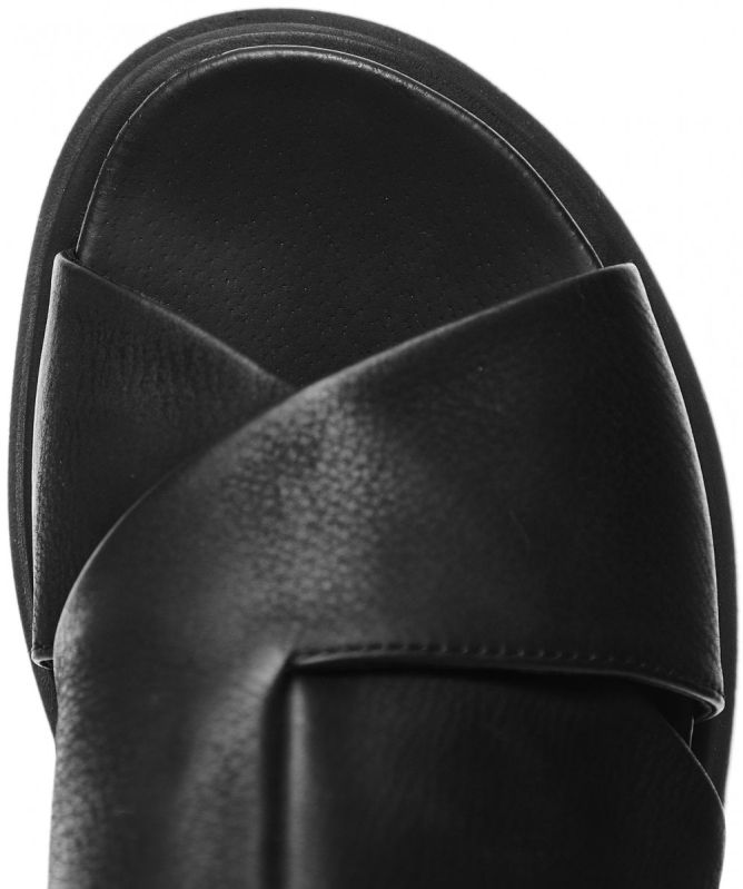 Lofina Leather Slingback Flatform Sandals
