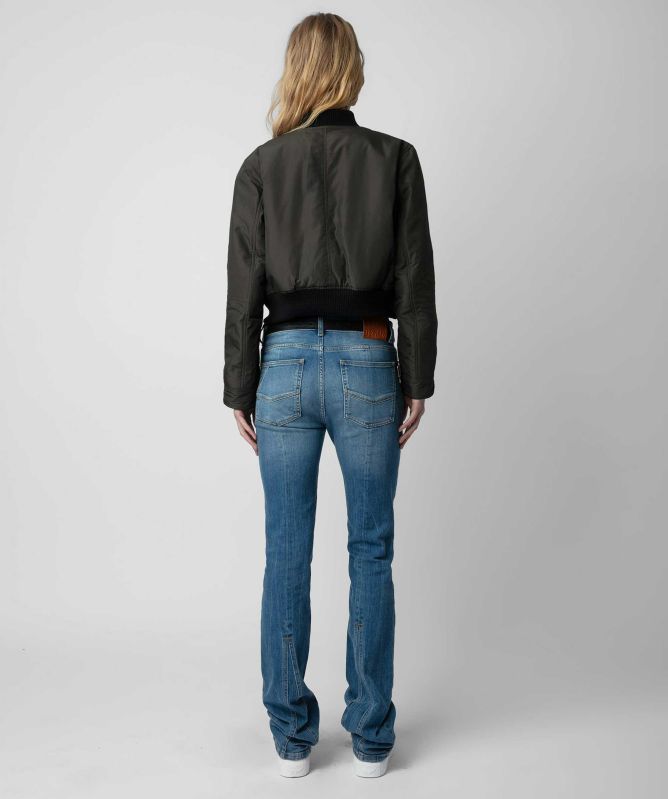 Zadig and Voltaire Bunta Leather Reversible Jacket