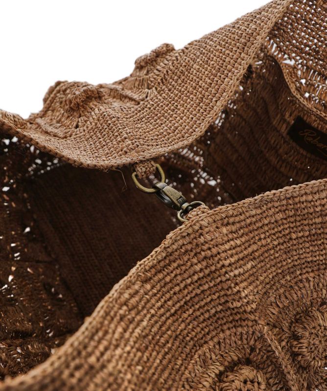 Rabarany Karo Raffia Bag