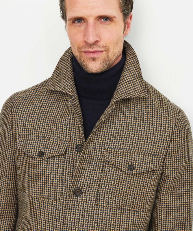 J. Blades Virgin Wool Houndstooth Jacket