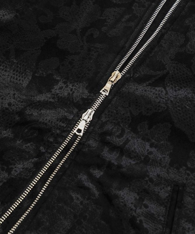 Limitato Emblem Velvet Bomber Jacket