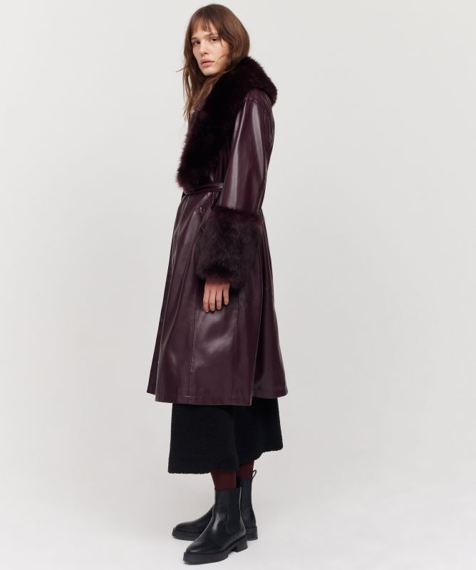 Jakke Bailey Vegan Leather Coat