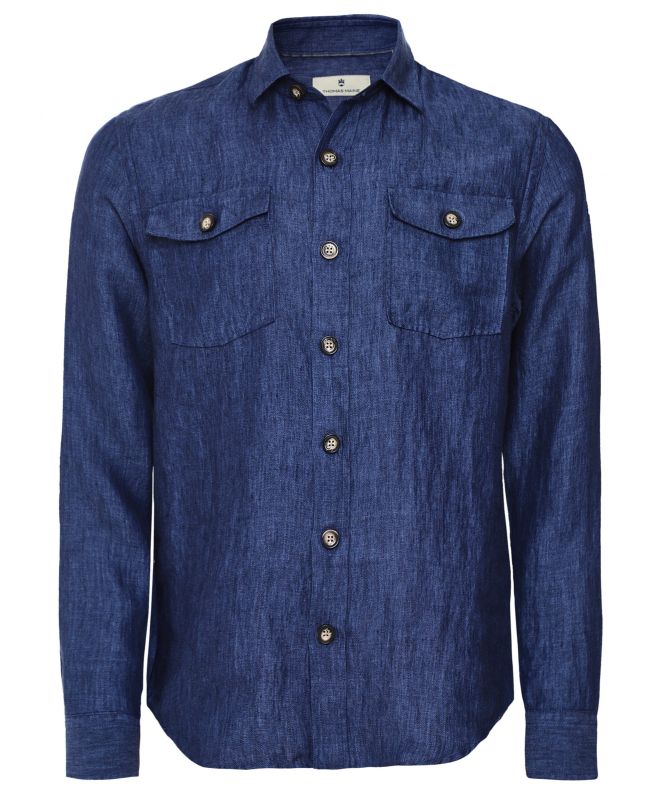 Thomas Maine Cotton Roma Overshirt