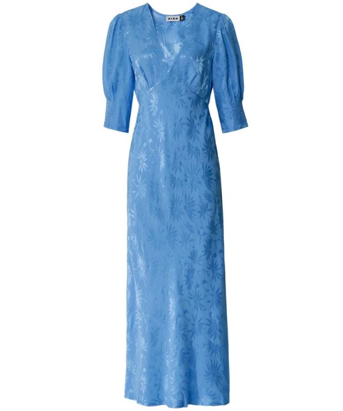 RIXO サテン ミディドレス RIXO Zadie Midi Dress