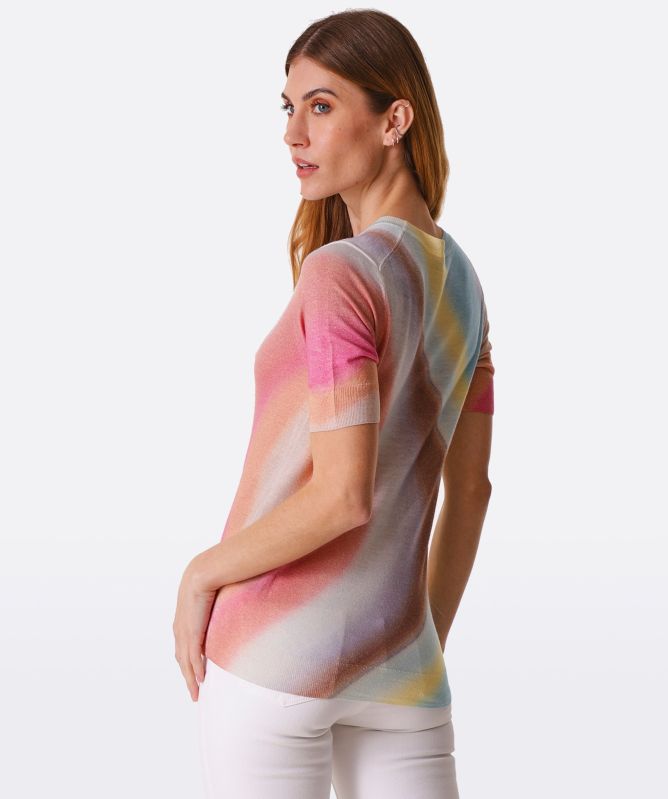 Paul Smith Wool Spray Swirl T-Shirt