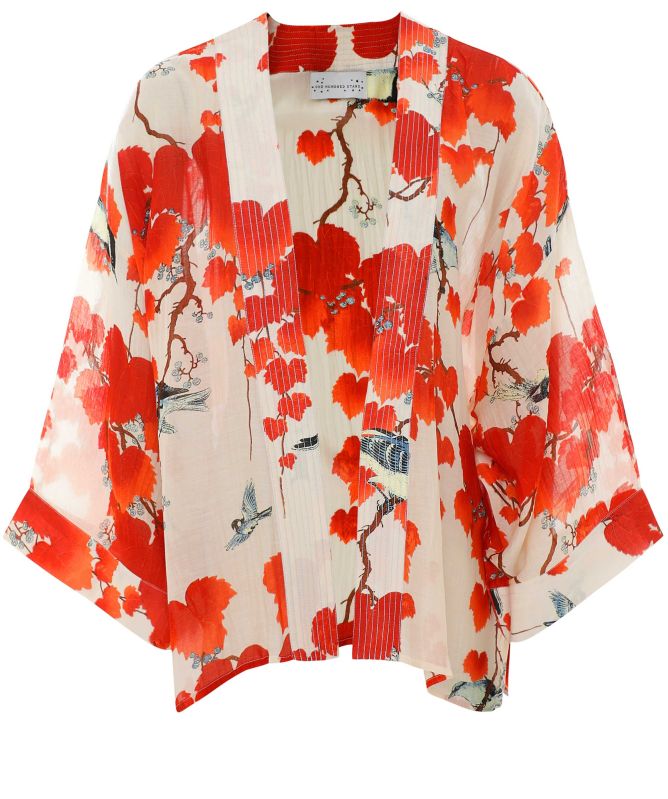 One Hundred Stars Acer Red Kimono