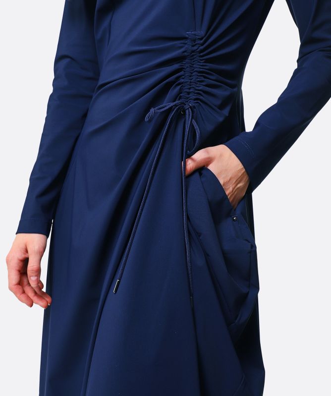 High Reminder Long Sleeve Tech Midi Dress