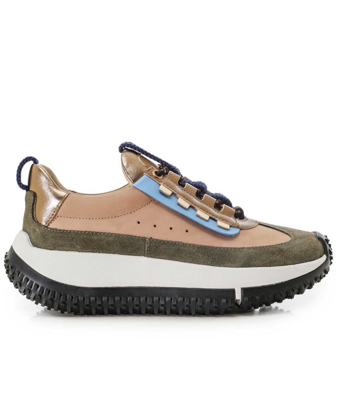 4CCCCEES Kapok Pinto Platform Trainers