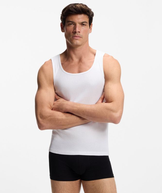 BOSS Cotton Tank Tops 3 Pack
