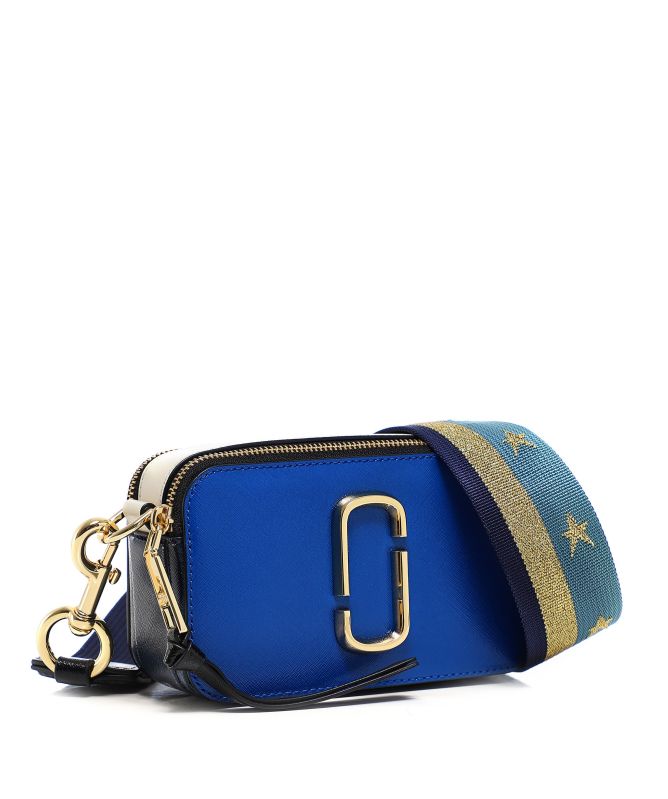 Marc Jacobs Americana Snapshot Leather Cross Body Bag