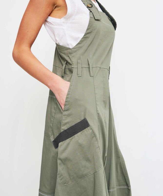 Lurdes Bergada Lightweight Cotton Dungarees
