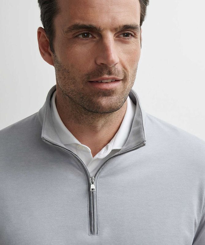 Peter Millar Albatross Quarter Zip Sweatshirt