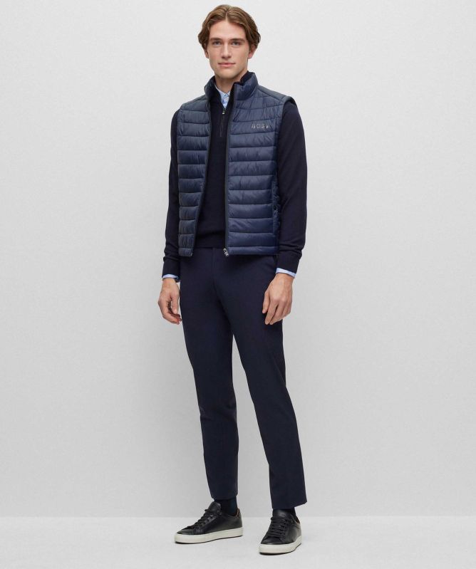 BOSS Half-Zip Ofilato Jumper